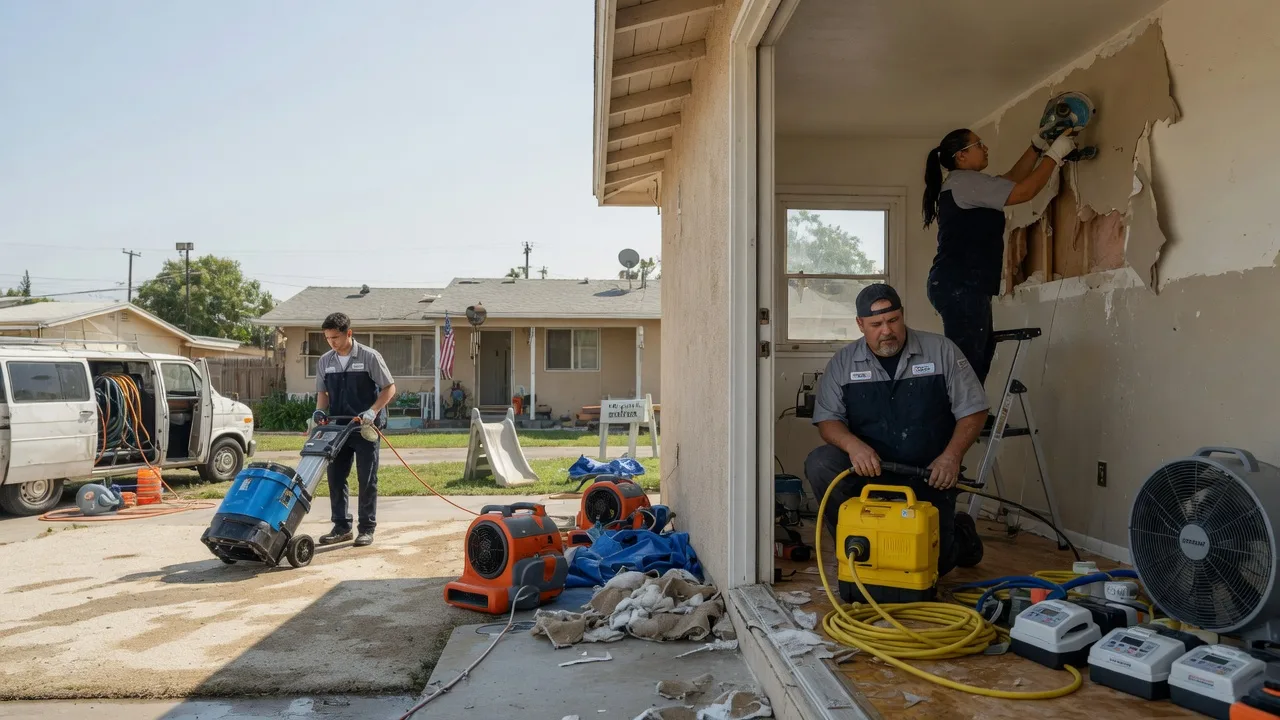 Water Damage Restoration in Edison, CA near me